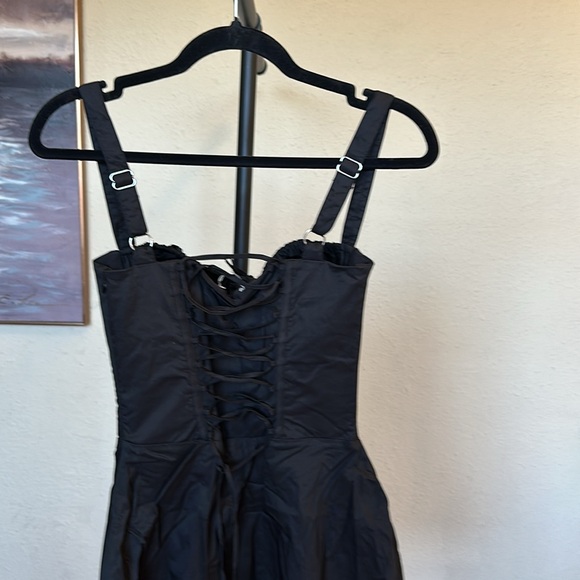 House‎ of CB 'Carlotta' Black Corset Mini Dress NWOT XS - Picture 7 of 10